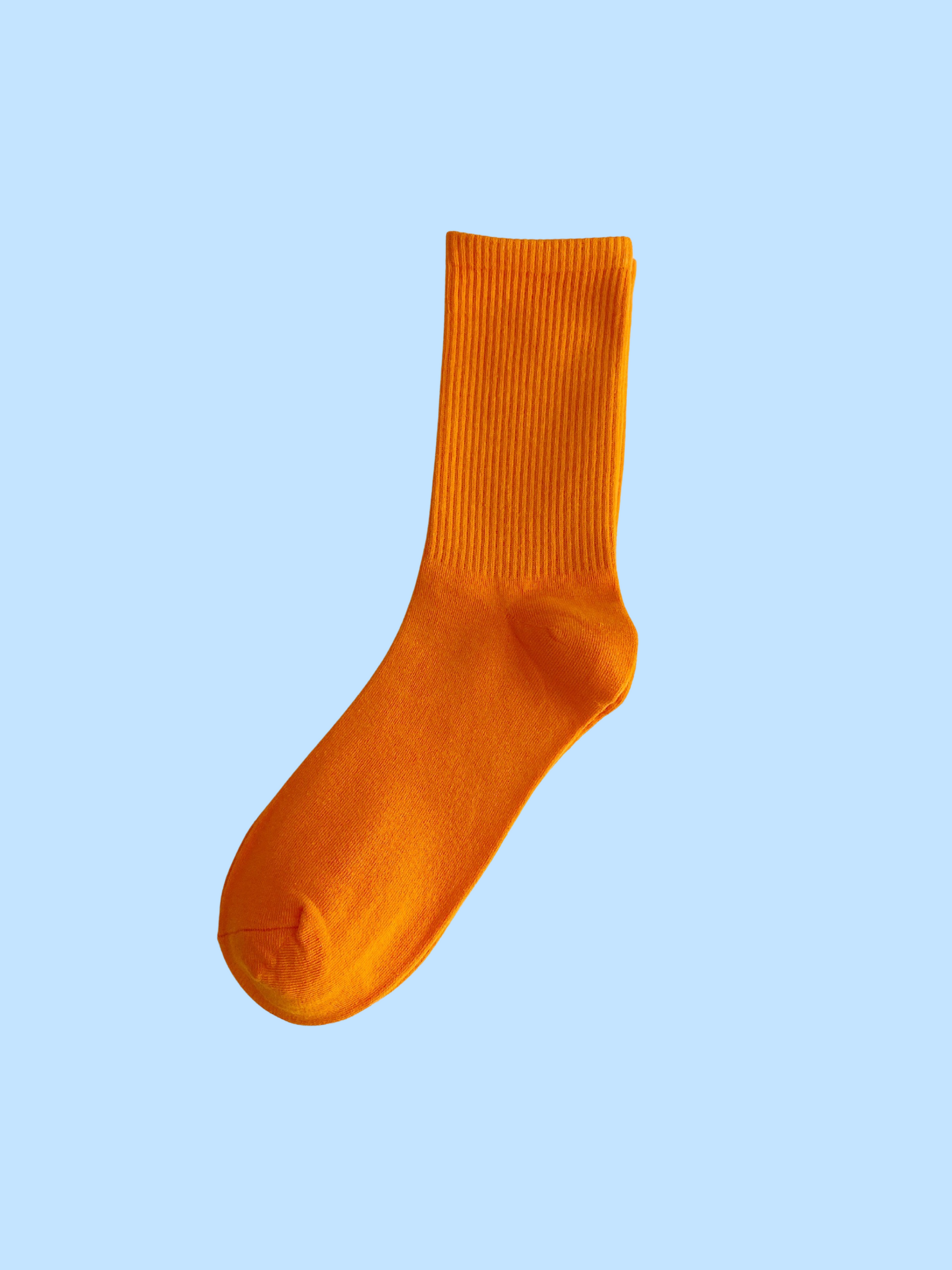 Orange High-Top Socks 2